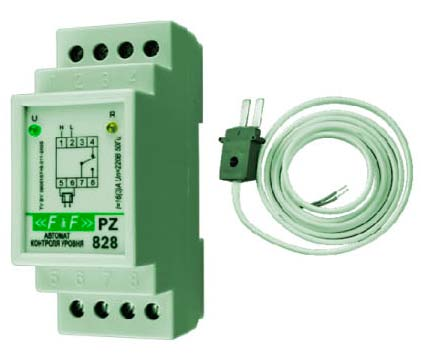 Реле контроля уровня жидкости, F&amp;F, PZ-828